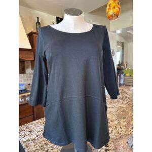 J. Jill Pure Jill Curved-Seam Tunic w/Pockets NWOT Petite Large PL
